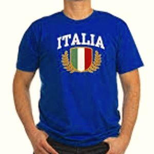 ITALIA  Logo Unisex T Shirt Size Medium
